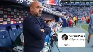 Manolo da la cara ante la afición y Piqué se mofa: 